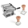 Marcato ATLAS CLASSIC Maszynka do Makaronu Srebrna / Model 150 + Zestaw Stempli Ravioli